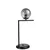 Opviq Stona lampa E27 Socket, Crno-Siva