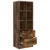 Highboard s ladicama Dimljeni hrast 45,5 x 34 x 127 cm