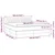Vidaxl Box spring postelja z vzmetnico LED sv. siva 180x200 cm blago