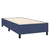 Vidaxl Box spring postelja z vzmetnico LED modra 80x200 cm blago