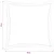 vidaXL Prevleka za blazino 6 kos HOUTEN Rjava 65 x 65 cm