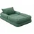 Atelier Del Sofa Exclusive 150 dečiji ležaj od sunđera 90 × 45 × 150 cm, mint zelena