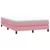 Box Spring krevet bez madracem ružičasti 160x220 cm baršun