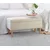 Atelier del Sofa Tabure Glend, 100x50x43cm, Krem
