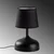 Opviq Stona lampa Bulbous-15450, Crna