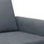 Vidaxl Dvosed temno siv 120 cm žamet