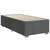 vidaXL Box spring postelja z vzmetnico temno siva 100x200 cm blago