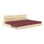 Bordo rdeča raztegljiva sedežna garnitura 196 cm Base – Karup Design