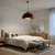 Brilagi - LED luster na sajli METALO 1xE27/40W/230V O 40 cm bordo/bakarna