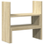 Organizator za stol podesivi boja hrasta 40 x 17 x 41 cm drveni