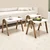 Hanah Home Set klub stolova, 3 komada Paris Orah