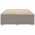 Vidaxl Posteljni okvir brez vzmetnice taupe 140x200 cm blago