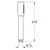GROHE tuš ročka Sena Stick - brushed cool sunrise (26465GN0)