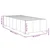 Vidaxl Box spring postelja z vzmetnico krem 80x200 cm blago