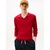 TOMMY HILFIGER Pulover ESSENTIAL rdeča