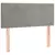 Krevet box spring s madracem LED svjetlosivi 90x190 cm baršun