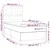 Vidaxl Box spring postelja z vzmetnico LED sv. siva 100x200 cm blago