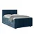 Livetastic BOXSPRING POSTELJA 140 cm  x 200 cm , les, kovina, umetna masa, tekstil modra