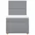 Box spring postelja z vzmetnico svetlo siva 80x200 cm blago