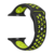 Apple Watch Sport Silicone Strap black green M/L 42/44/45mm