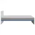 Krevet Laser 90/200 cm , plava, siva, bela