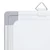 Vidaxl Magnetna tabla 80x50x1,7 cm aluminij