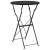 Bistro Stol Antracit O 50 x 71 cm Čelik s prahom