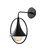 Opviq Zidna lampa E27 Max 40W, Crna
