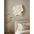 WallXpert 3D zidni ukras cvet od EVA pene DM0010, 50 x 50 cm, beli