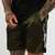 GymBeam Kratke hlače Vertical Military Green
