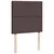 Vidaxl Box spring postelja z vzmetnico temno rjava 80x200 cm blago