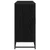 Kreveta Crni hrast 134 x 35 x 76 cm Konstruirano drvo