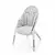 KINDERKRAFT Hranilica za bebe Dinnly Light, Siva