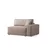 Atelier del Sofa Ugaona garnitura Pirlo 100x88x170cm Braon