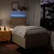 Vidaxl Box spring postelja z vzmetnico krem 120x200 cm blago