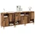 Komode 3 pcs Staro drvo 60 x 35 x 70 cm Konstruirano drvo