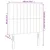 Vidaxl LED posteljno vzglavje modro 100x5x118/128 cm blago