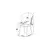 HANAH HOME Set stolica (6 delova) Risa Grey Black