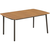 Vrtni stol 150 x 90 x 72 cm masivno bagremovo drvo i čelik