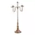 Autronic Svečnik Metal candlestick - 5 arms, for conical candles, gold (FUP558)