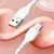 LDNIO CHARGING DATA CABLE (A-L) 25W 1M IPHONE WHITE LS841_L
