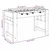 Fuzbal Stol Staro drvo 125 x 60,5 x 80 cm Konstruirano drvo