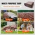 VEVOR Cerada 6096x12192 cm 041 mm rjava