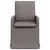 Trpezarijske stolice 2 pcs Sivo-smeđa 57 x 67 x 98 cm tkanina