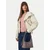 Ročna torba Calvin Klein Emblem Aop Sueded Shoulder Bag LV04F3880G Bež