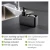 WENKO 55076100 - Dozator za sapun BLACK OUTDOOR KITCHEN 14,5x14,3 cm crna