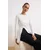 Trendyol Modest Ženska bluza Tctss26Uk00005, Krem