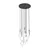 Open Design OR85358 - Luster na sajli ERO 10xG9/8W/230V sjajni hrom