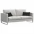 Jastučići za sofu 2 pcs Crna 50 x 30 cm tkanina