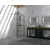 Walk-in COPEN MONTE 100x200 matt black ram 8mm staklo C-02-SB100